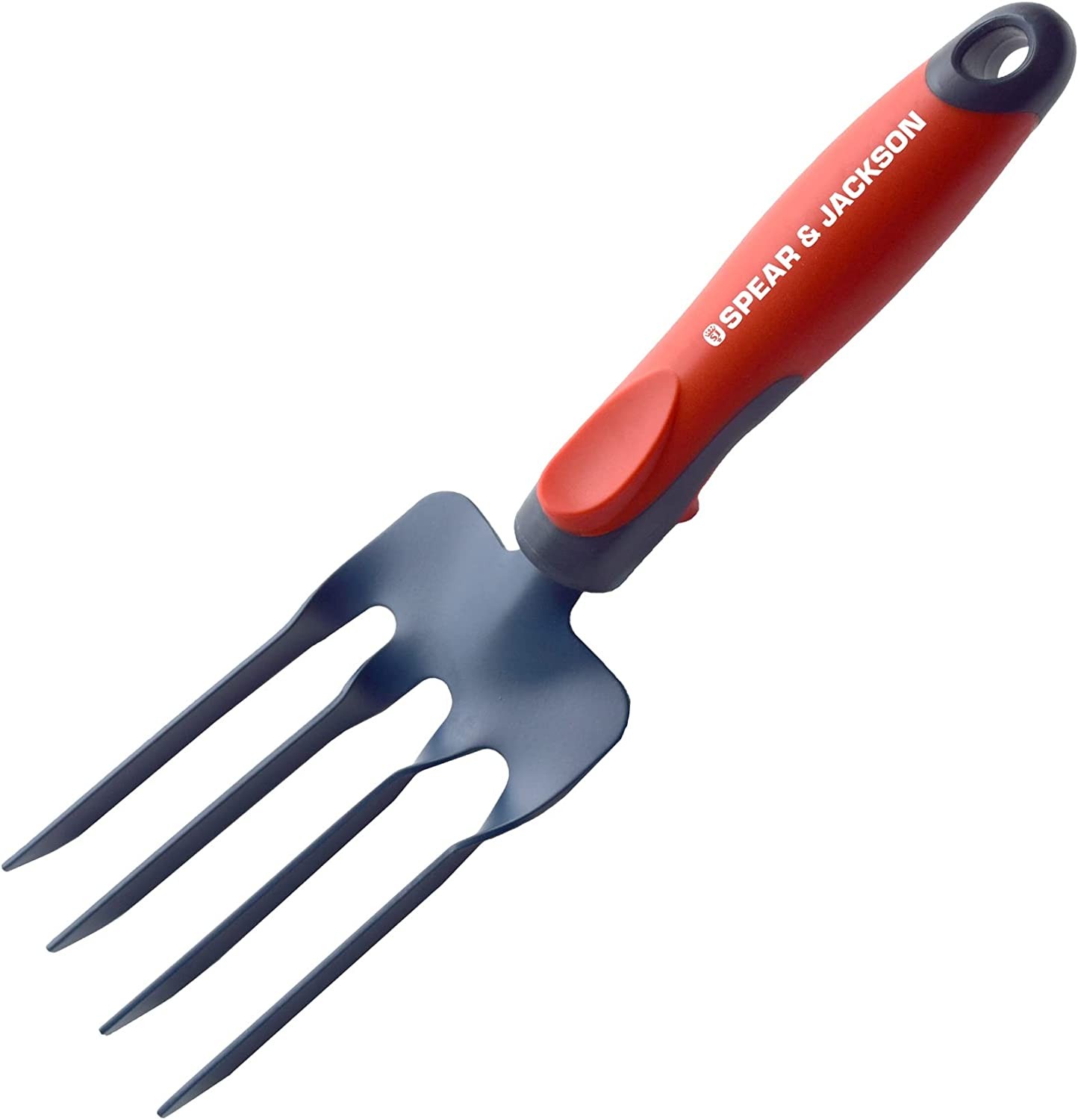 Spear & Jackson GARDEN HAND TWIST FORK – CARBON STEEL BLADE, SOFTGRIP HANDLE SJ-SGHT/50 Red