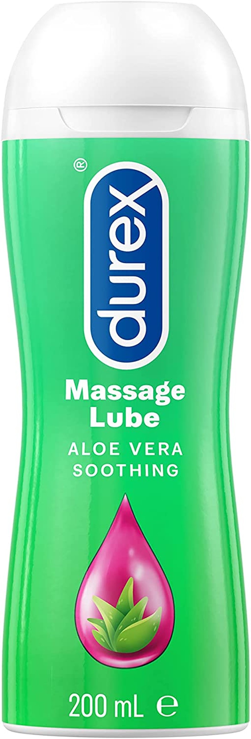 Durex Play Aloe Vera 2 in 1 Massage Gel Intimate Lubricant, 200Ml