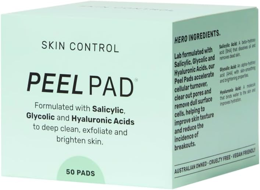 Skin Control Peel Pads 50-Pieces, White (SC015)