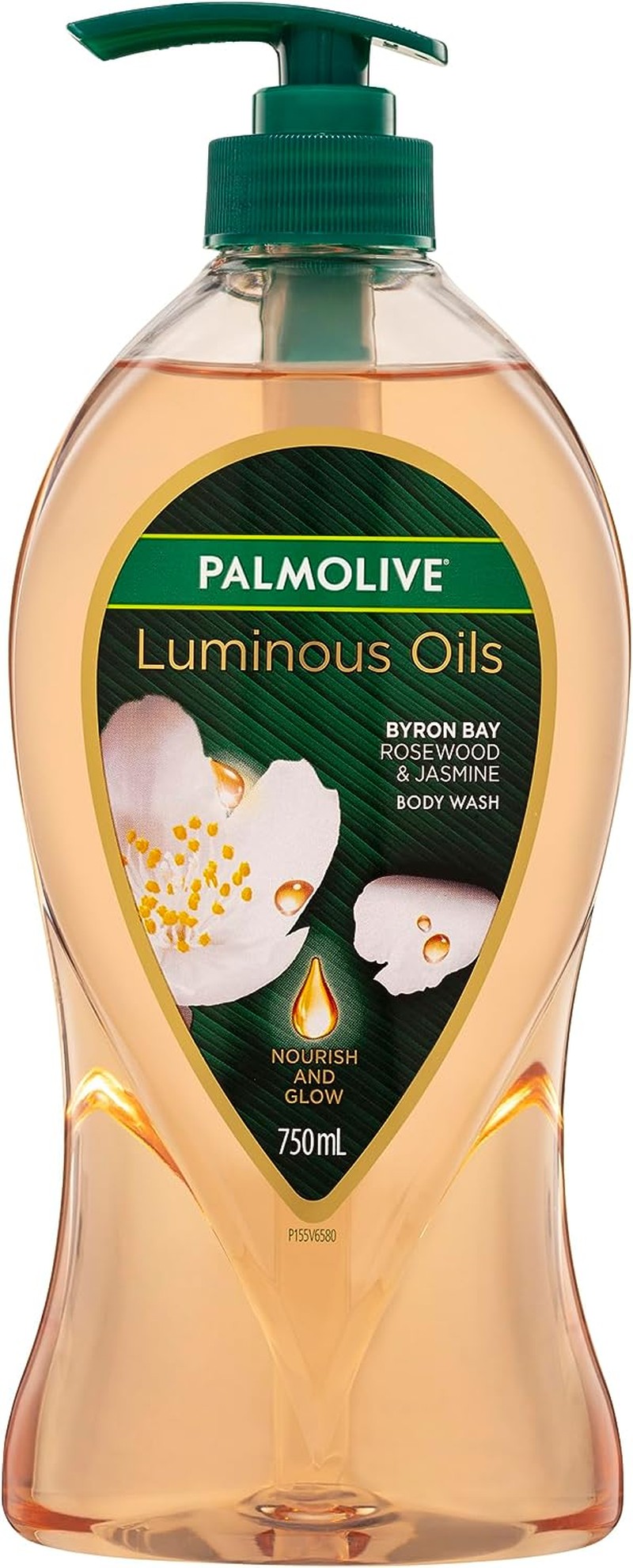 Palmolive Body Wash Luminous Oils, Byron Bay Rosewood & Jasmine, 750Ml