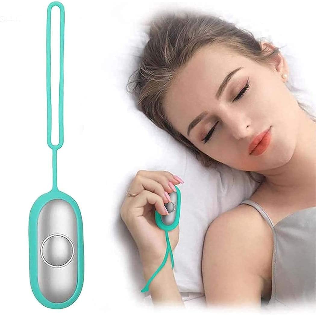 M STAR Mini Sleep Aid Device for Adult Insomnia, Handheld Micro-Current Rechargeable Sleep Device, Improve Sleep,Usb Charging, One Key to Turn On,Blue