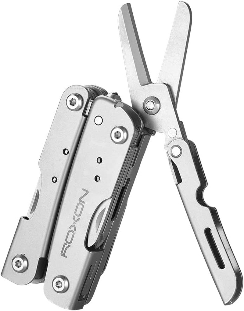 ROXON M2 14 in 1 Mini Multitool Small Lightweight with Folding Scissors Mini Storm