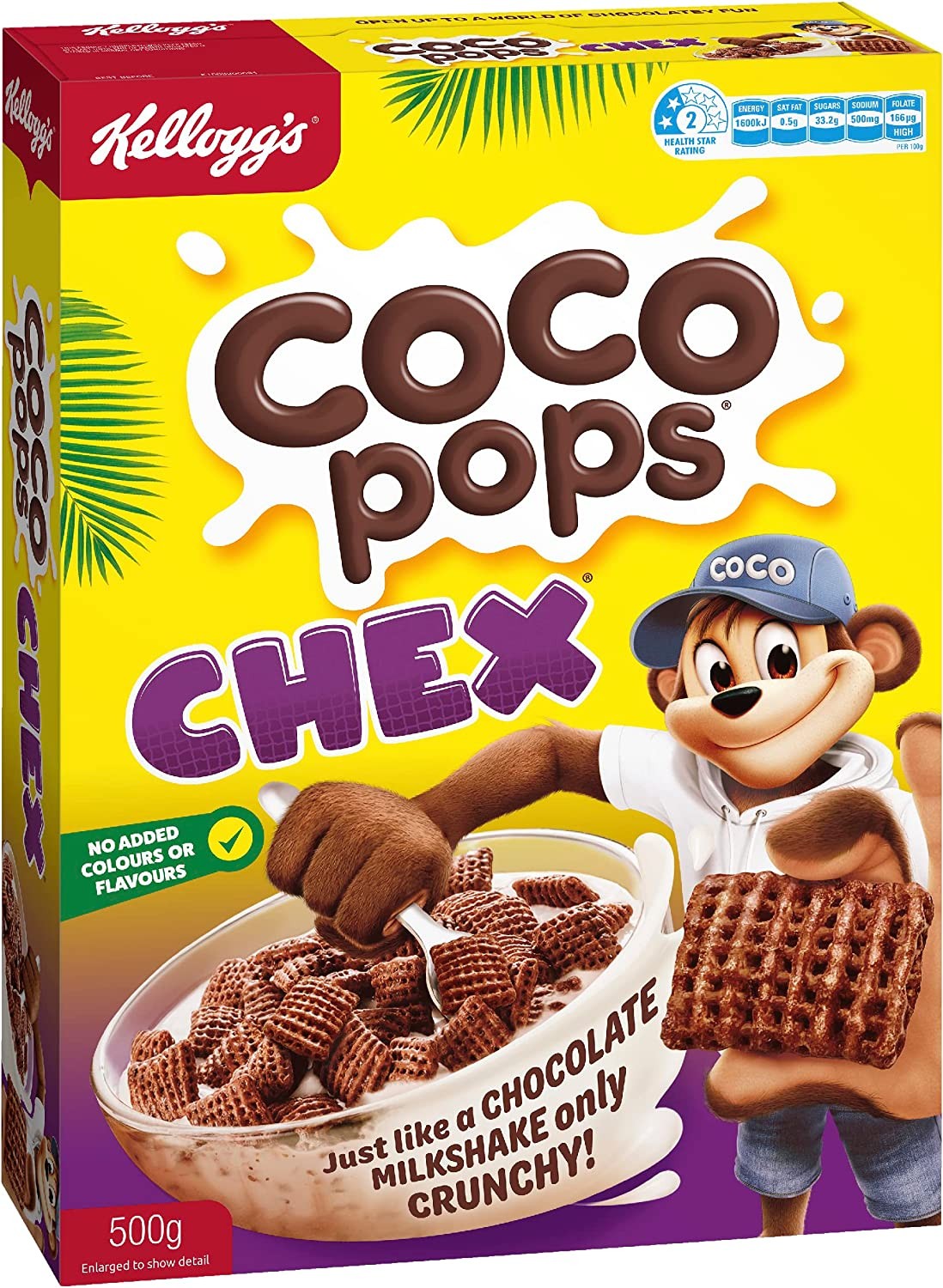 Kellogg’S Coco Pops Chex Chocolatey Breakfast Cereal, 500G