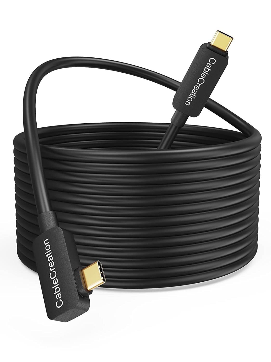 Compatible with Quest 2 Cable Fiber Optic 16.4 FT(5M), Cablecreation USB 3.2 Gen1 USB C to USB C Cable 10Gbps High Speed Data Transfer Work for Oculus Quest 2 Virtual Reality Headsets Gaming PC