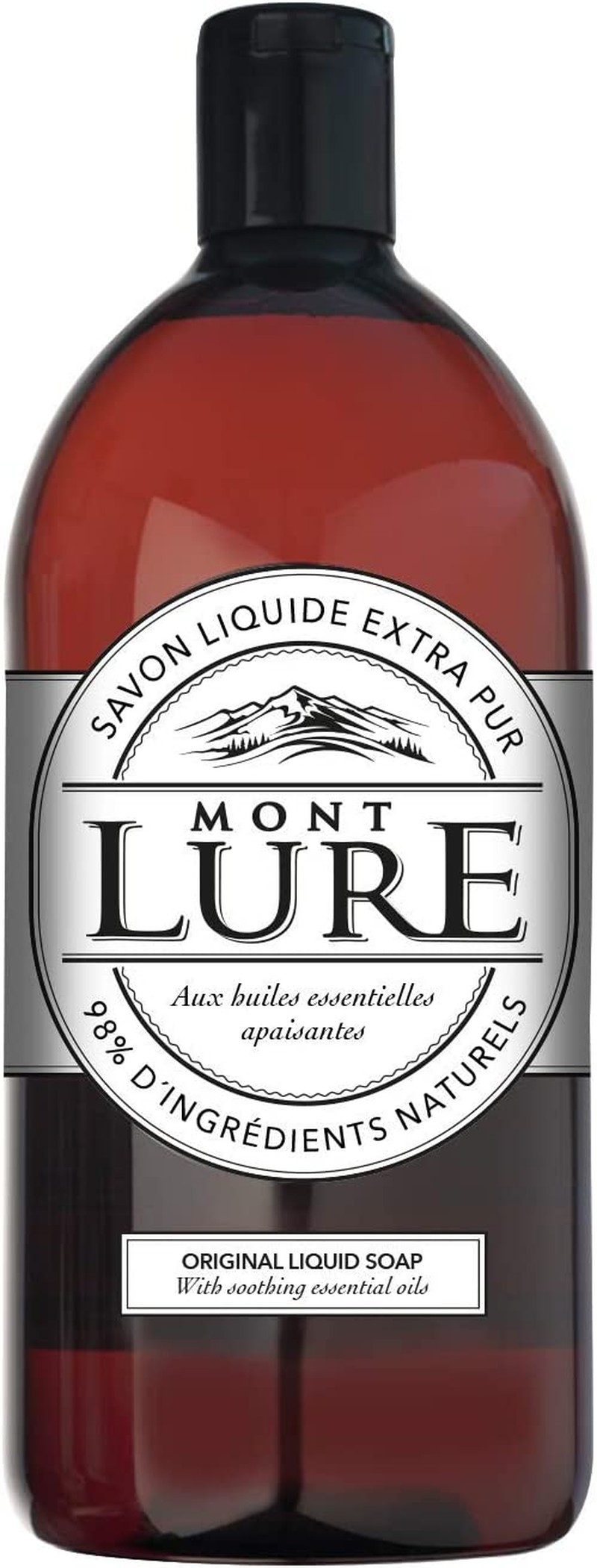 Mont Lure Authentic Liquid Soap – Original Extra Pure Hand Wash – Vegan Silicon & SLS Free – Naturally Anti-Bacterial – Refill 1L