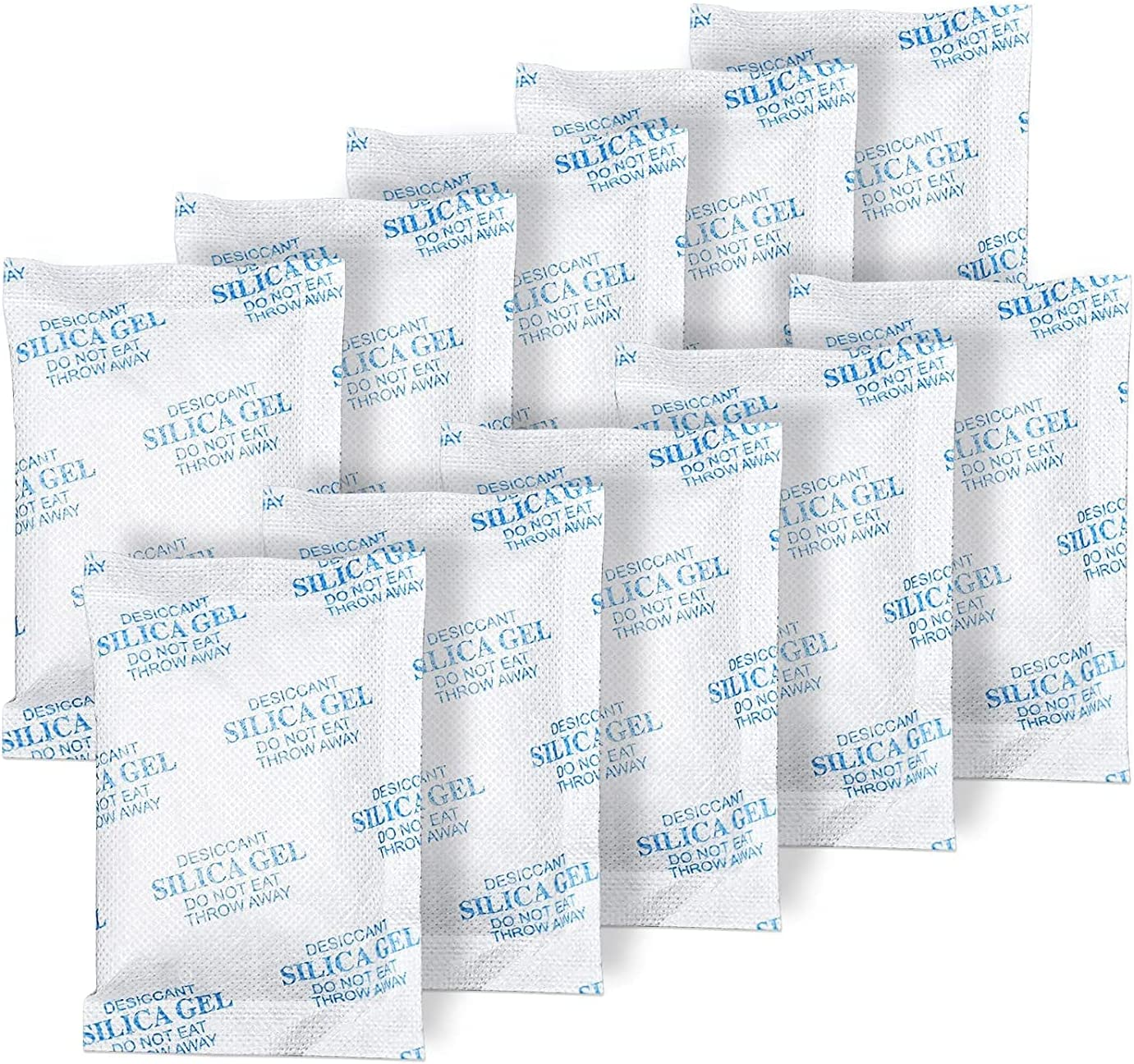 Dry & Dry 5 Gram [30 Packets] Premium Silica Gel Packets Desiccant  Dehumidifiers Rechargeable Fabric 