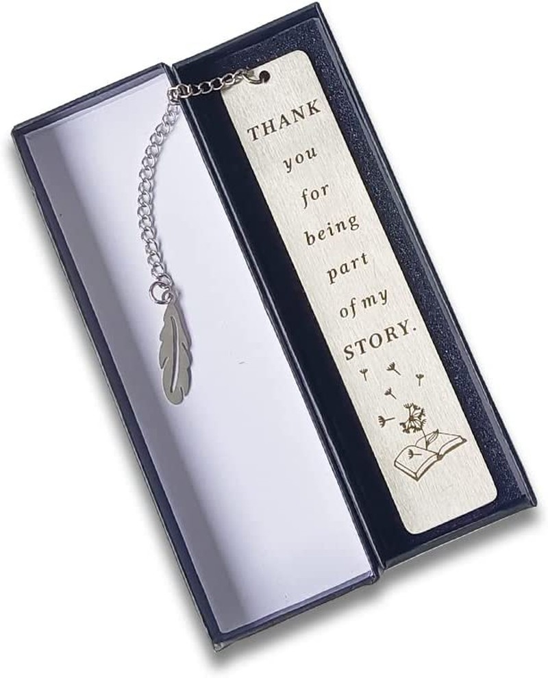 Metal Bookmark Thank You Teacher Appreciation Gifts Book Marker Christmas Gifts Birthday Gifts Thanksgiving Valentines Gift for Reader Students Mentors Women Men Book Lover Instructors