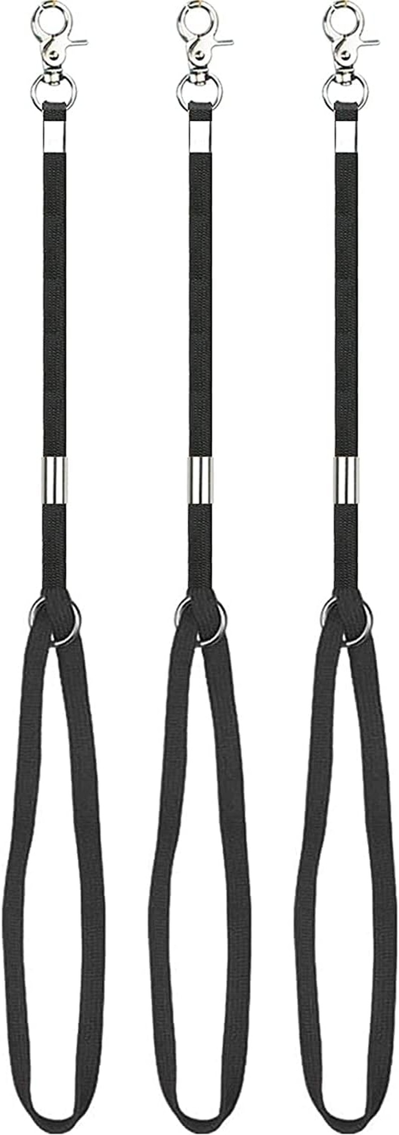 ORGPET 3Pack Dog Grooming Loop – Large Clip and Heavy Duty Nylon Restraint Noose Adjustable Fixed Dog Cat Safety Rope for Dog Grooming Table Bathing Bathtub (Pack of 3, 24.5″)