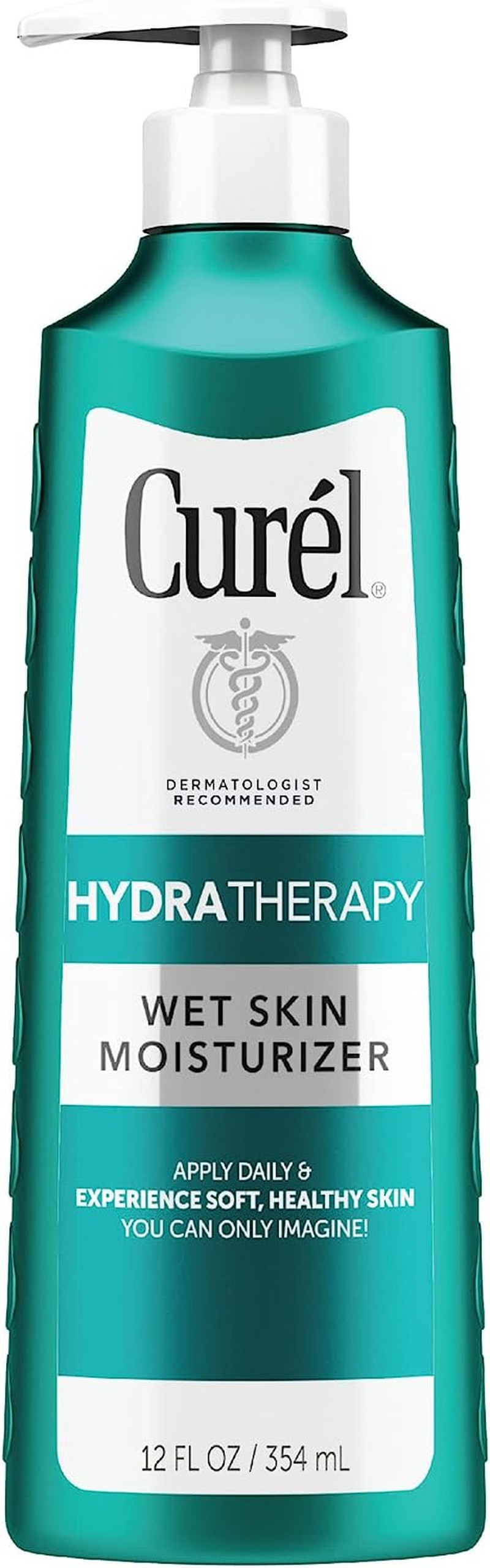 Curel Skincare Hydra Therapy Wet Skin Moisturizer for Dry & Extra-Dry Skin, 12 Fl Oz (Pack of 1)