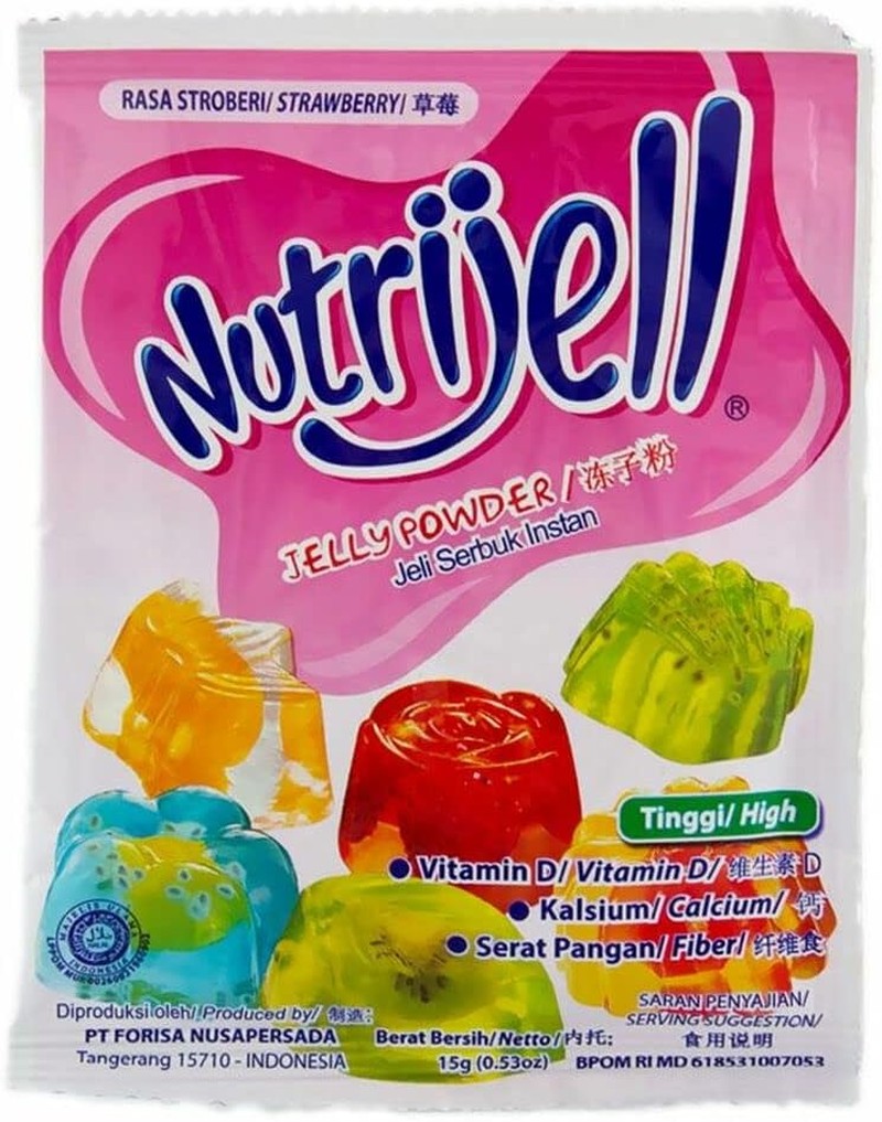 Nutrijell Strawberry Flavour Jelly Powder 15 G