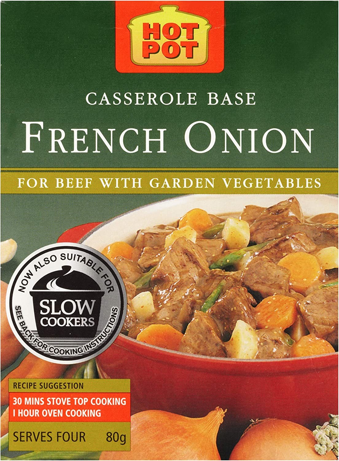 CONTINENTAL Hot Pot Casserole Base, French Onion (For Beef with Garden Vegetables), 80G