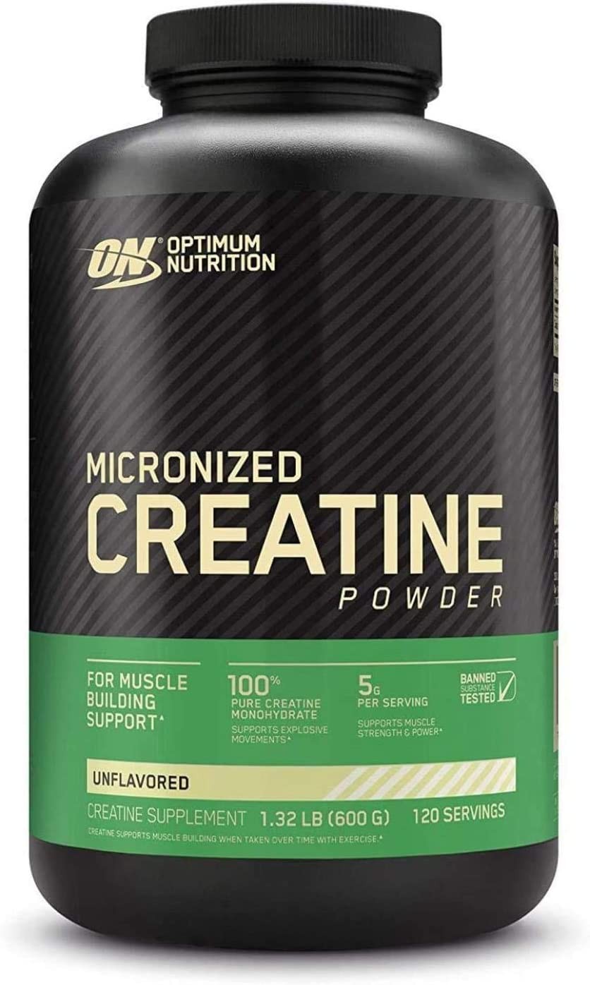 OPTIMUM NUTRITION Micronized Creatine Powder, Unflavoured, 600G