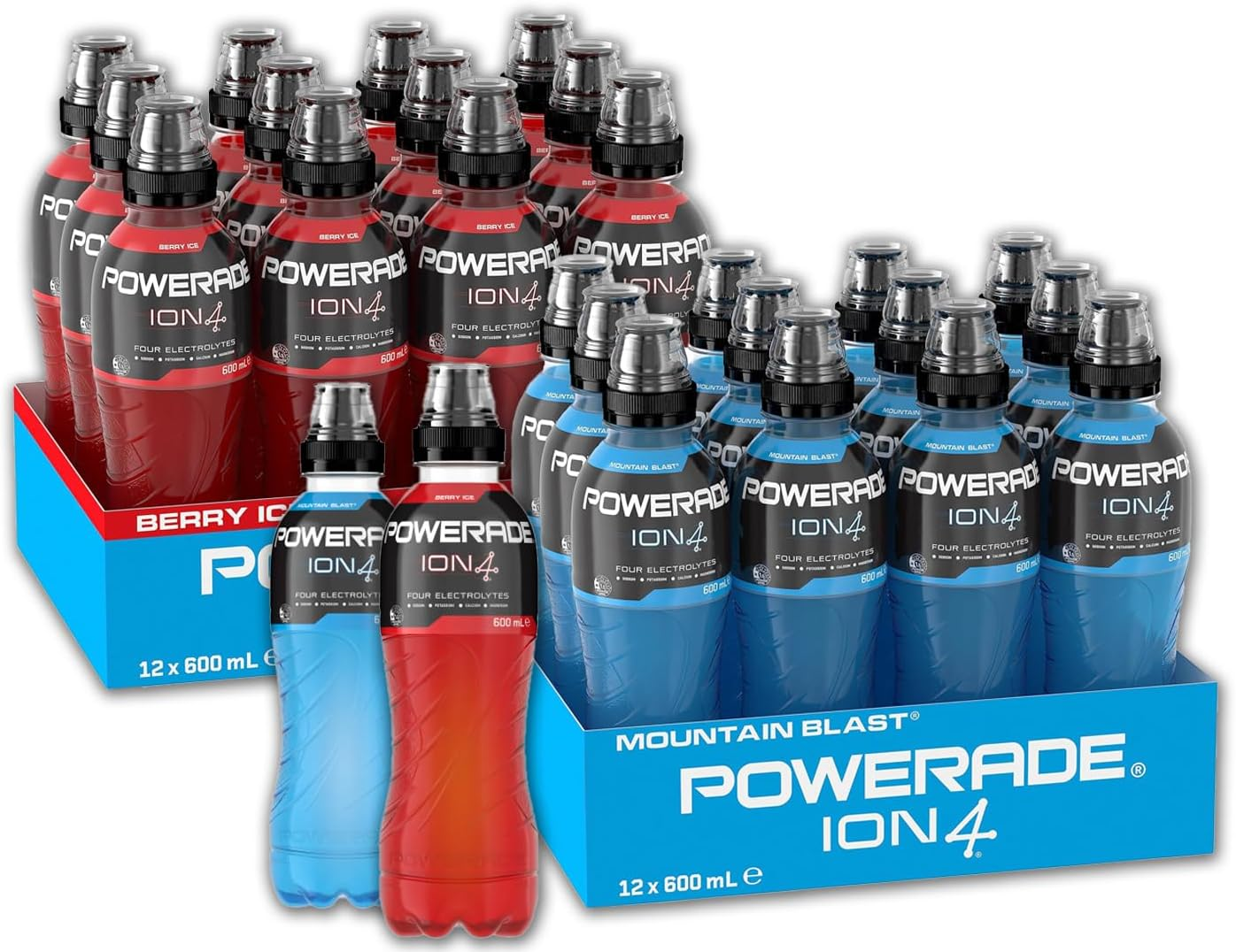 Powerade Bundle: Powerade ION4 Mountain Blast Sports Drink Multipack ...