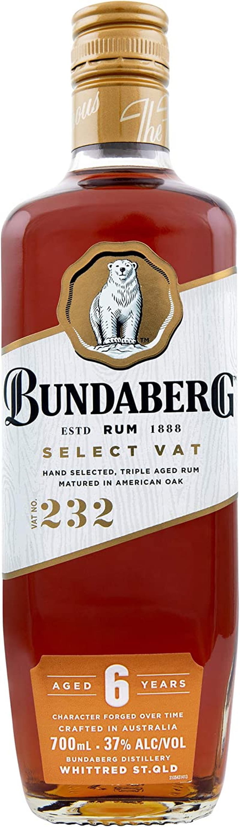 Bundaberg 6 Years Old Select Vat Rum 700 Ml