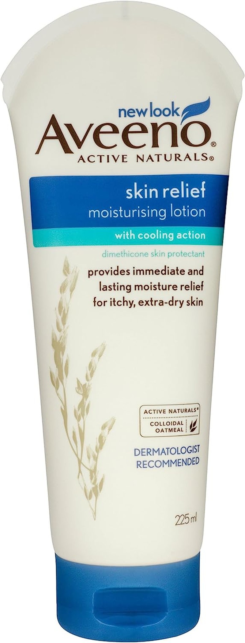 Aveeno Skin Relief Moisturising Non-Greasy Body Lotion 24-Hour Cool & Soothe Extra Dry Itchy Sensitive Skin 225Ml