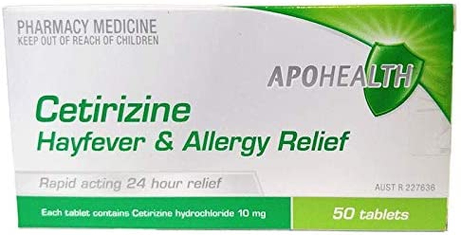 APOHEALTH Cetirizine Hayfever & Allergy Relief 50 Tablets