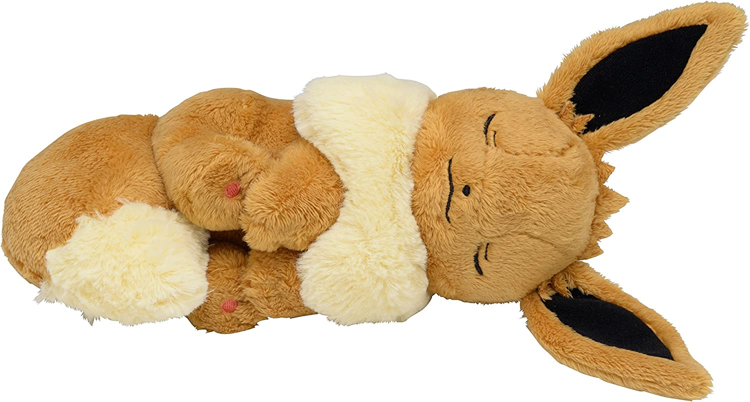 Pokemon Center Original Plush Doll Sleeping Eevee 602-242064