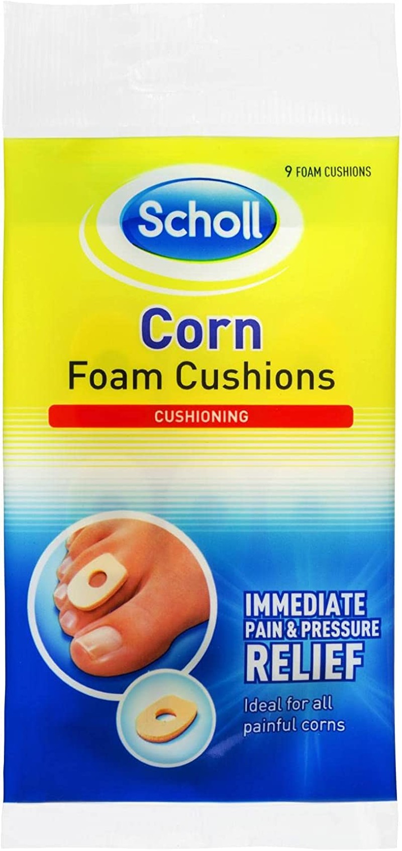 Scholl Corn Foam Cushion Oval (9 Foam Cushions)