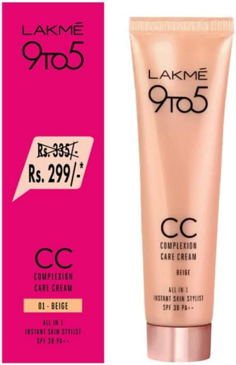 Lakme 9 to 5 Complexion Care Face Cream, Beige, 30G