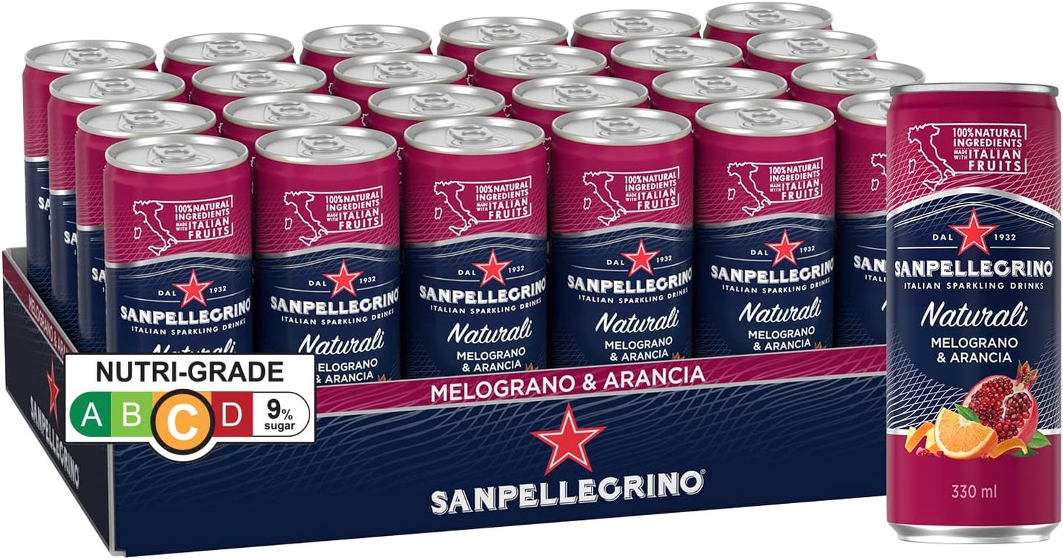 Sanpellegrino ISD Melograno E Arancia 6 X 4-Packs, 24 X 330Ml