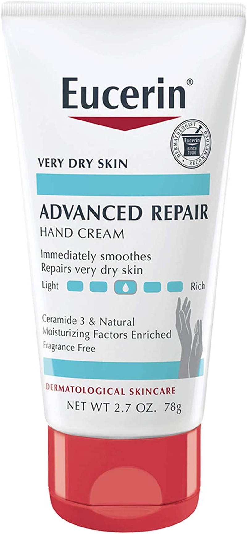 Eucerin Advanced Repair Hand Creme, 2.7 Ounce