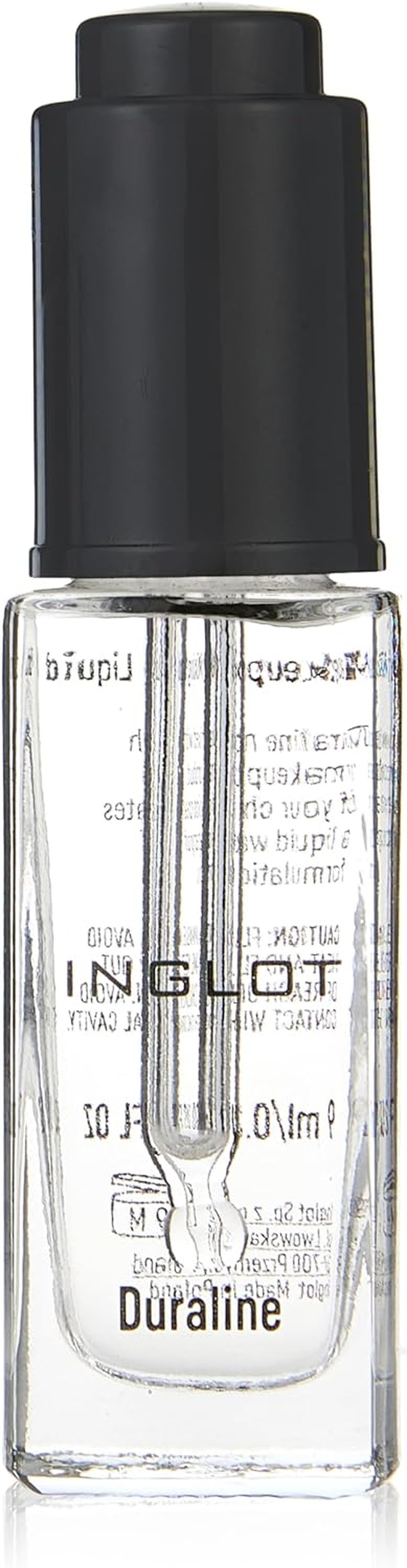 Inglot Duraline | Eyeliner Sealant | Prolong Makeup Durability | Turn Any Eyeshadow to Water Resistant Liquid Eyeliner | Transparent | Waterproof | 9 Ml