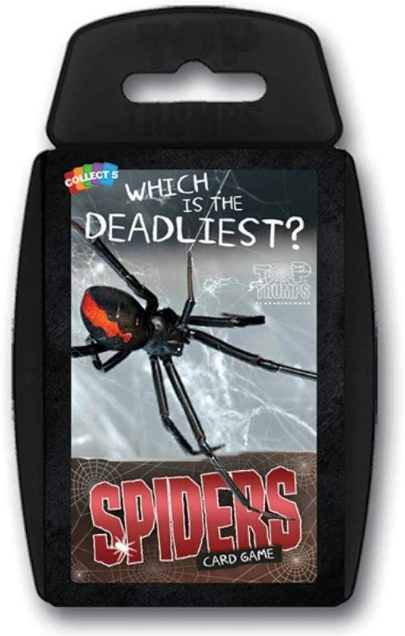 Top Trumps: Spiders – Card Game – Educational, Fun, Bugs, Science, Nature