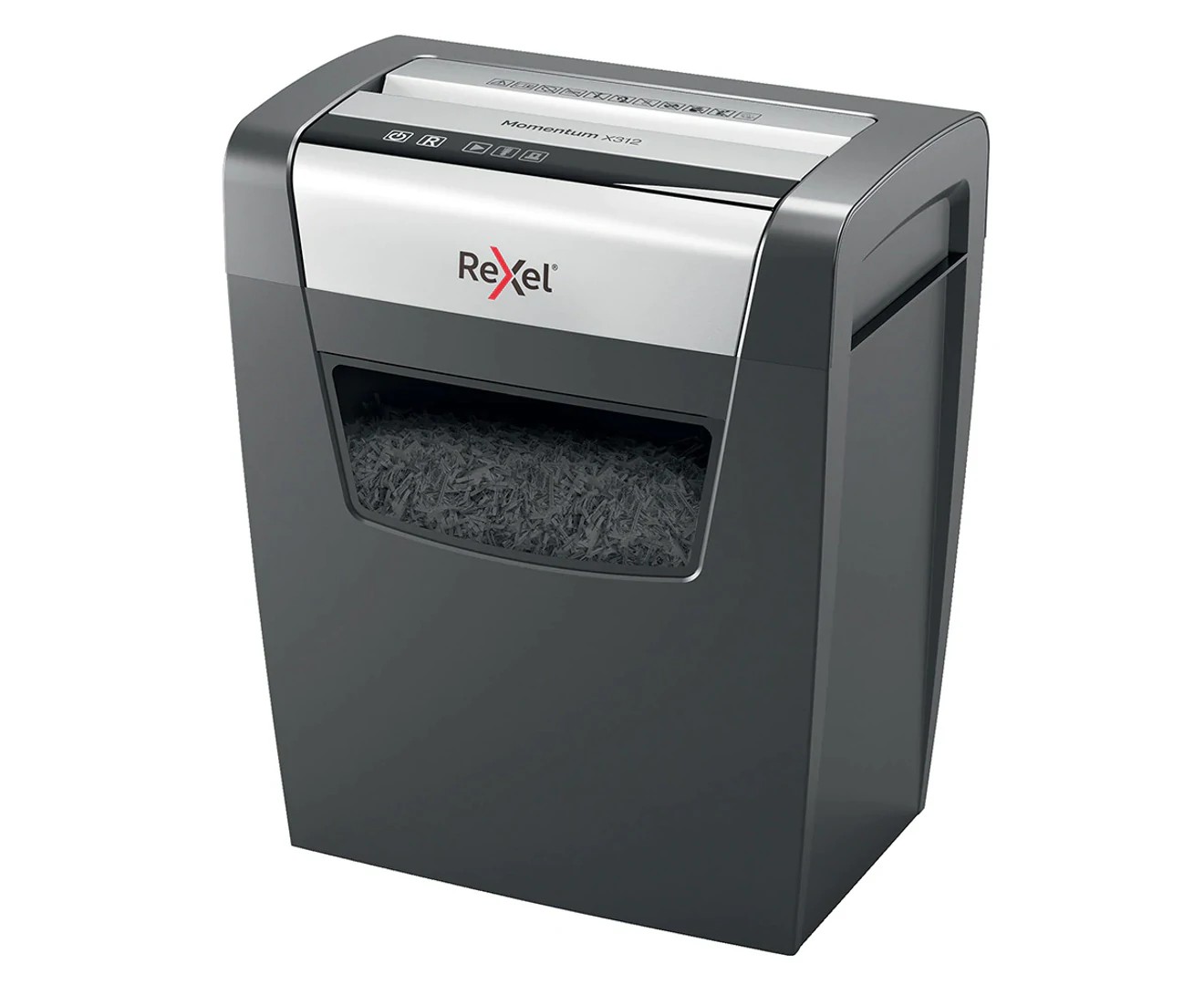 Rexel Momentum X312 Office/Home 23L Cross Cut Shredder A4 Paper 12 Sheets Cutter