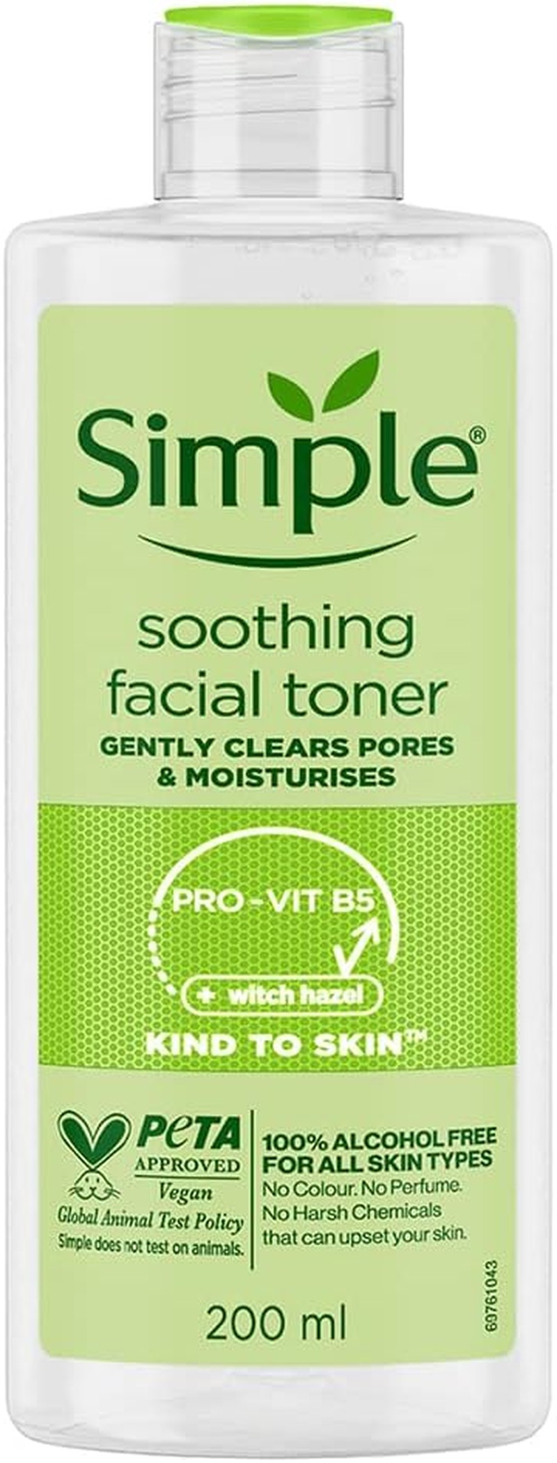 Simple Simple Facial Toner Soothing 200Ml, 200 Ml