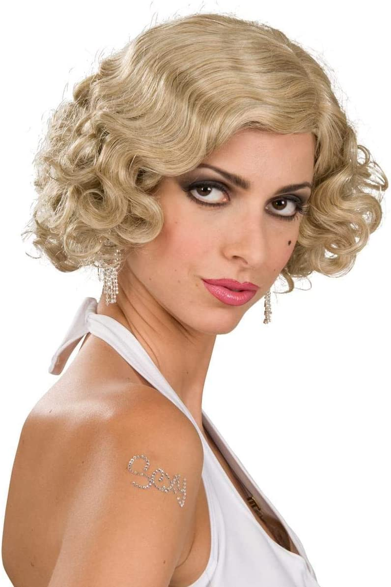 Rubie’S Costume Roaring 20S Mixed Blond Flapper Wig