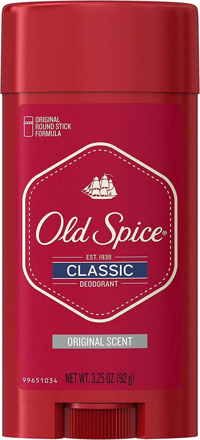 Old Spice Wide Stick Deodorant, 92G