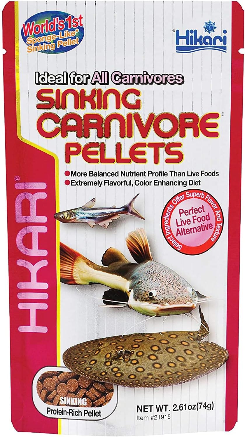 Hikari Sinking Carnivore Pellets for Pets, 2.61-Ounce