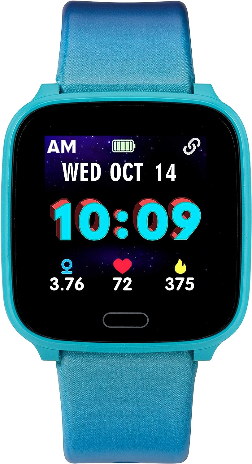 Timex Unisex Iconnect Kids Active Quartz Smart Watch Blue Digital