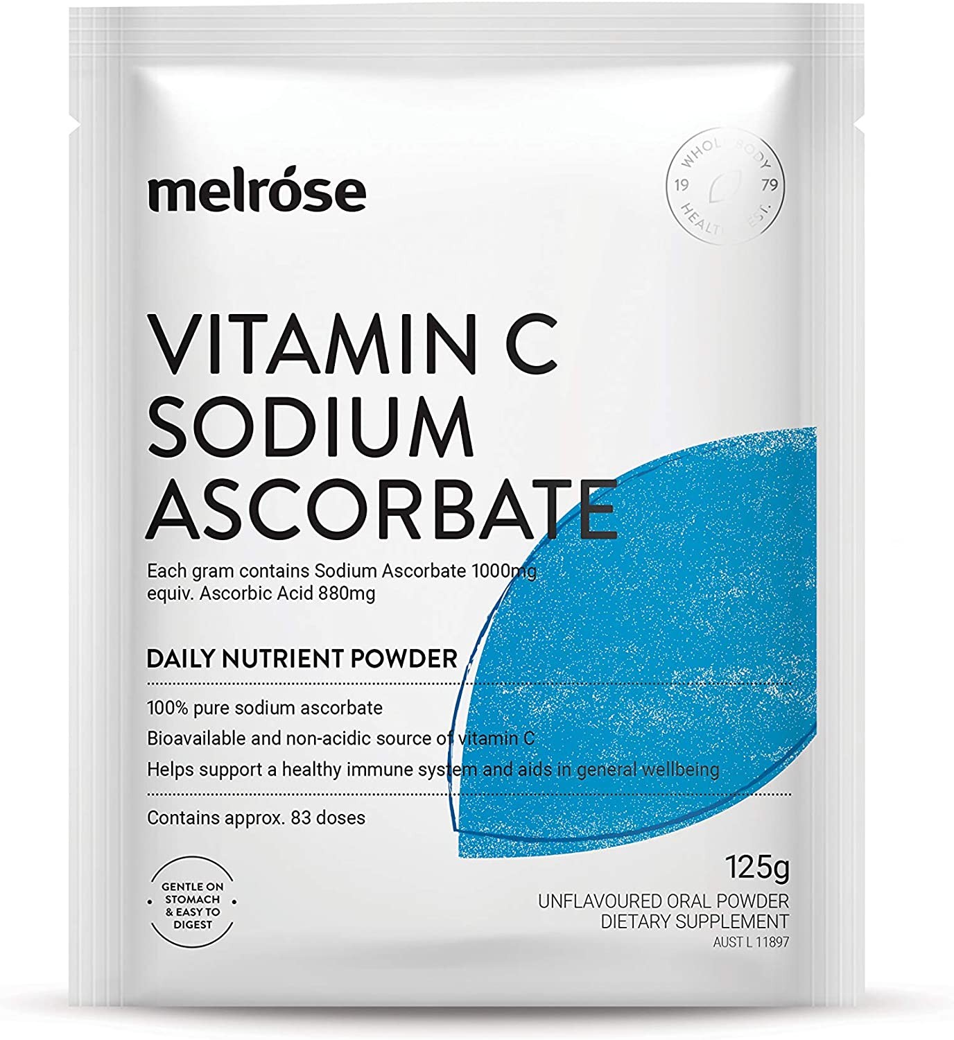 Melrose Vitamin C Sodium Ascorbate 125G