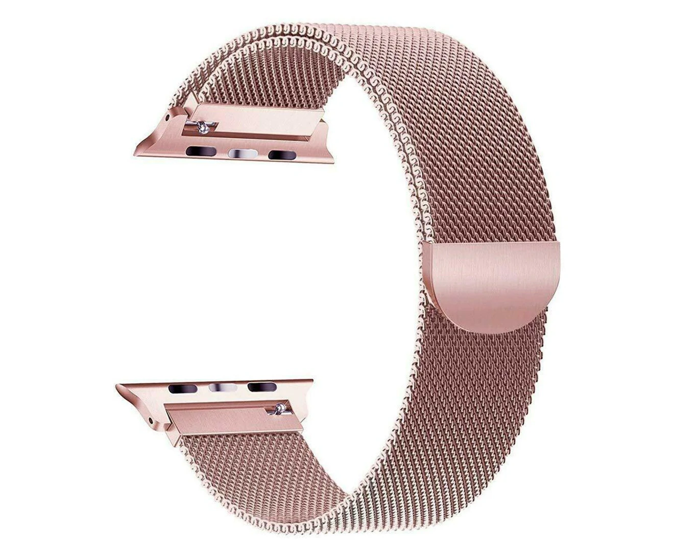 Band for Apple Watch Series 5 4 3 2 1 Milanese Magnetic Stainless Loop Iwatch SYD – 44Mm Rose Gold