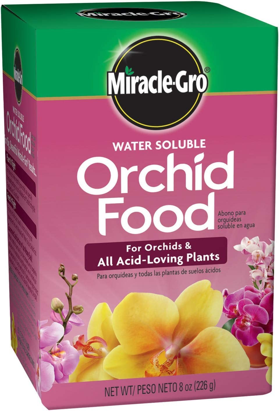 Miracle-Gro Water Soluble Orchid Food, Plant Fertilizer, 8 Oz.