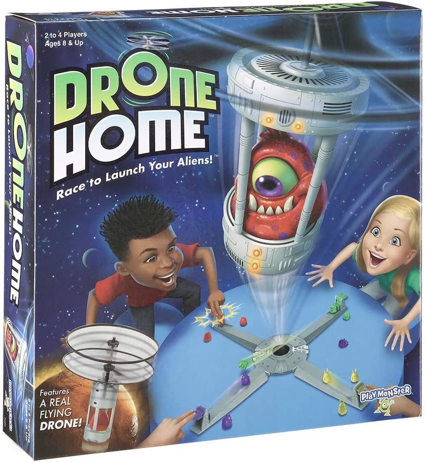 Playmonster Drone Home Game with Real Flying Drone