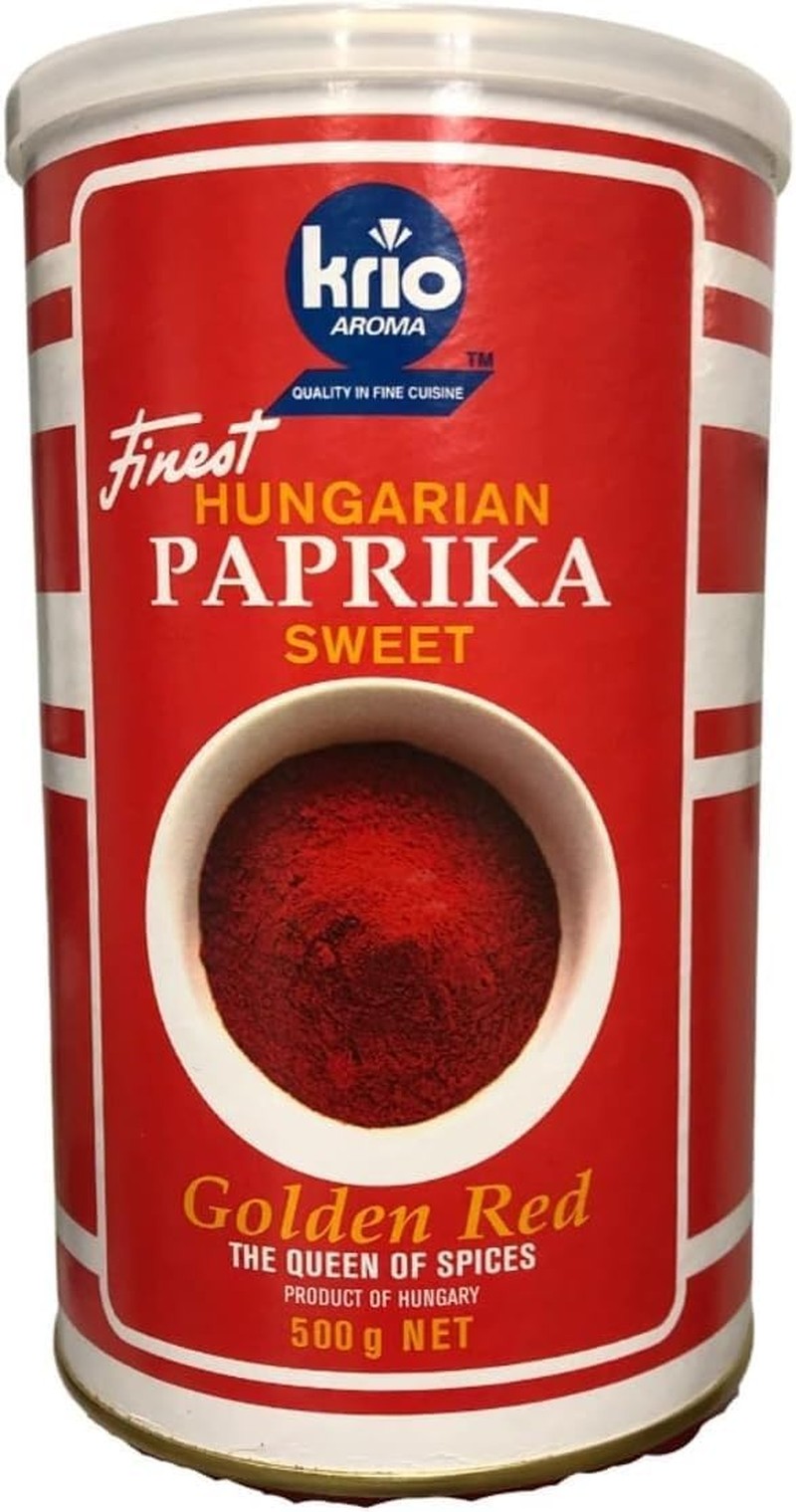 Krio Krush Mild Sweet Paprika 500 G, Golden Red