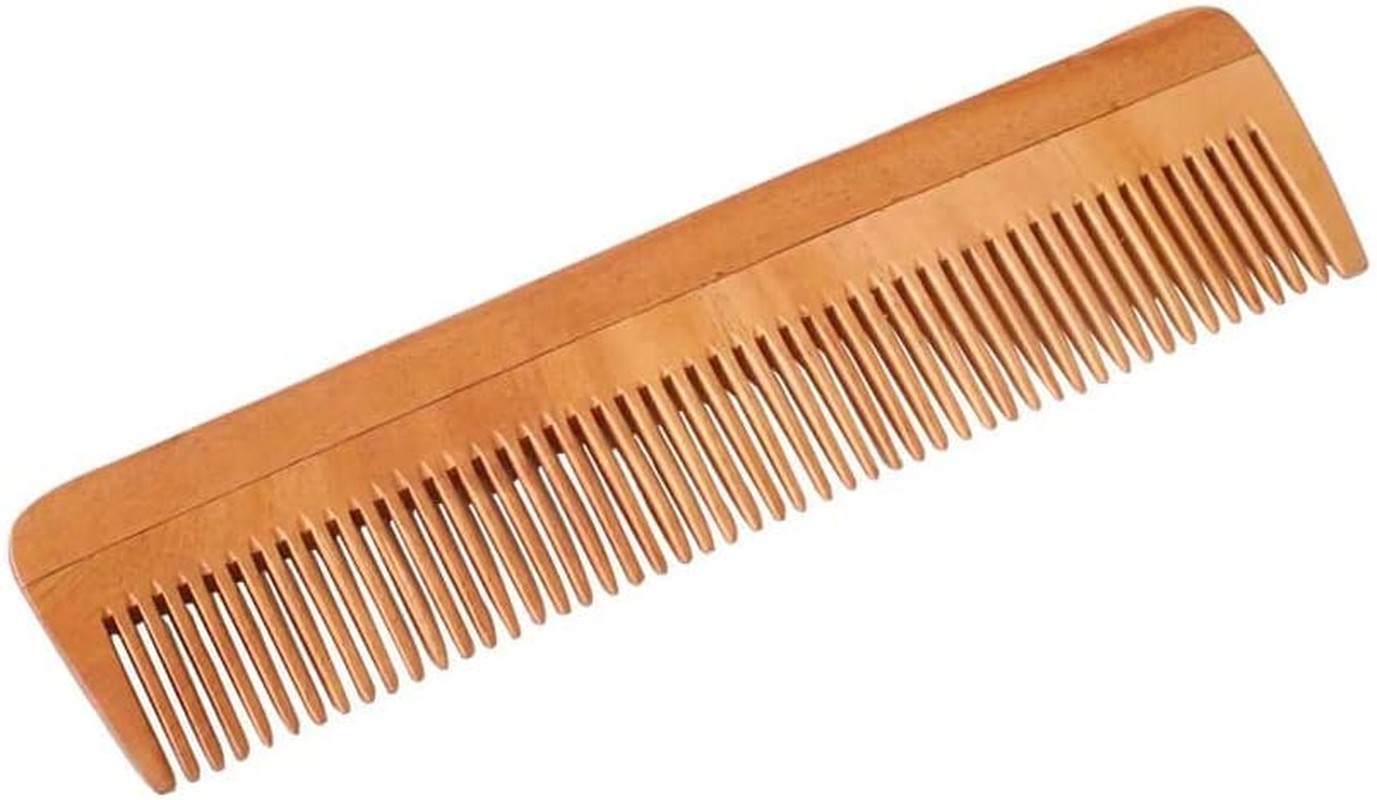 Healthandyoga(Tm) Puretress Handcrafted Neem Wood Comb – Non-Static and Eco-Friendly – Great for Scalp and Hair Health – 7 Inches Fine Tooth Comb