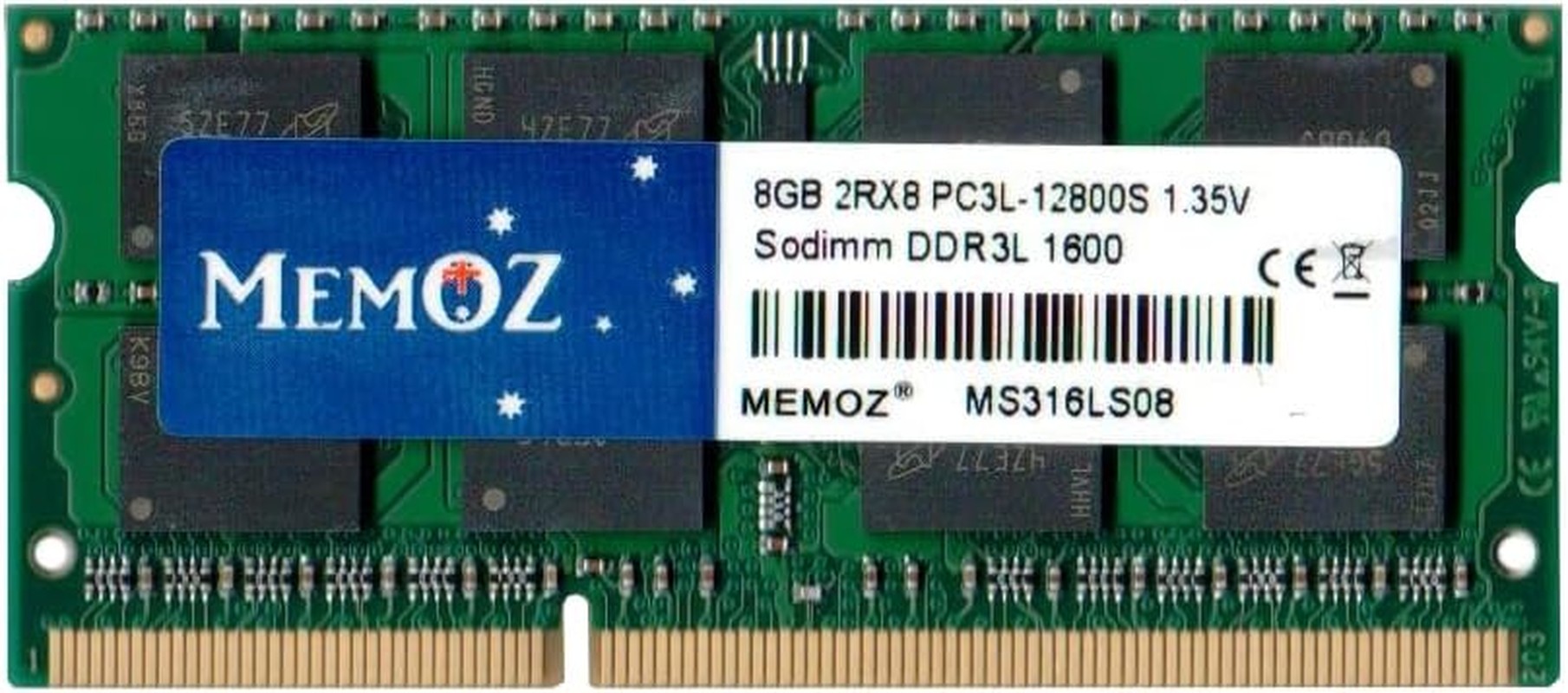 8GB DDR3L RAM Notebook PC3L 12800 Laptop Memory Sodimm 1.35V 204 Pin Memoz 5 Years Warranty