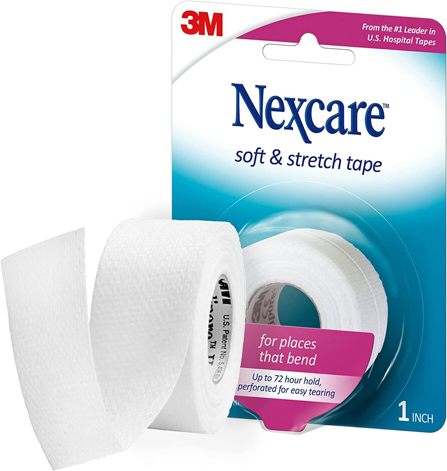 Nexcare Soft Cloth First Aid Tape, 1 Inch X 6 Yards