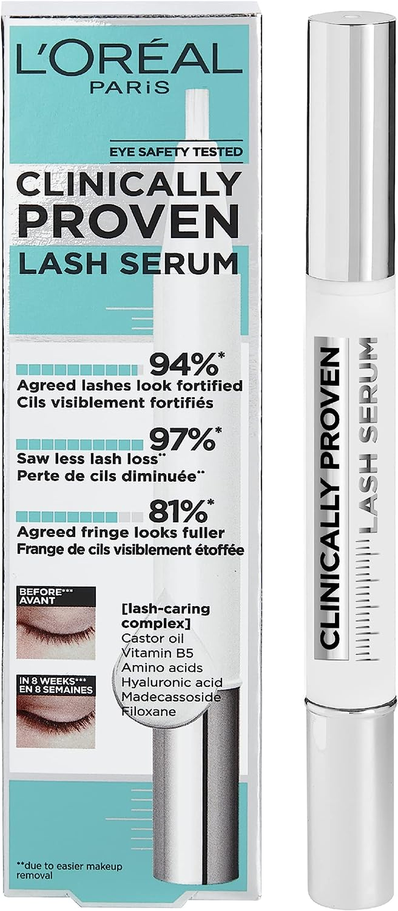 L’Oréal Paris, Lash Serum, Fortifying & Repairing, Clinically Proven, 1.9 Ml