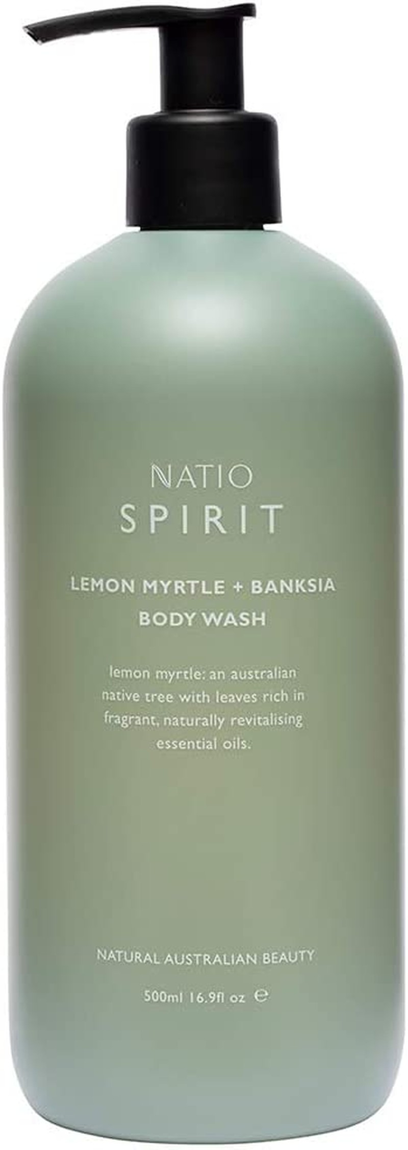 Natio Spirit Lemon Myrtle + Banksia Body Wash, 500 Ml