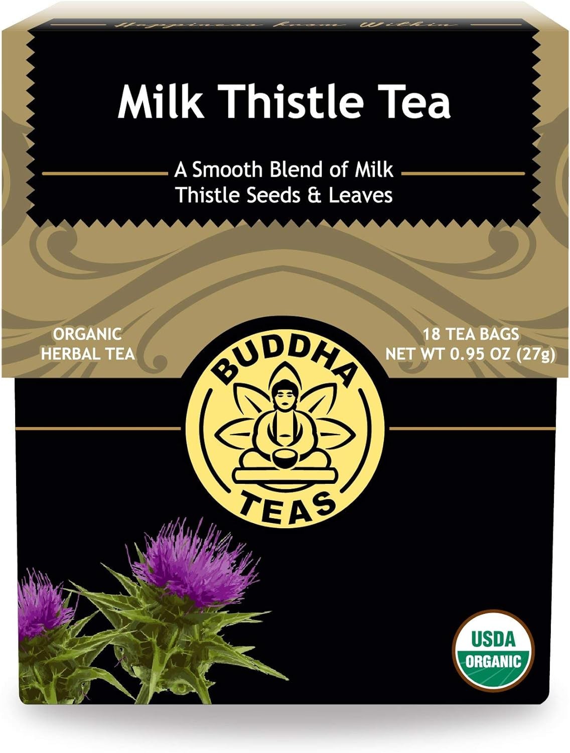 Buddha Teas Organic Milk Thistle Tea 18 Teabags