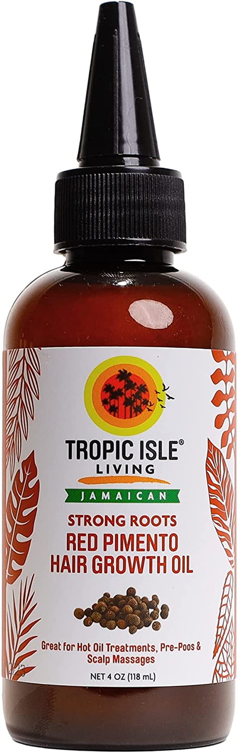 Tropic Isle Living- Strong Roots Red Pimento Hair Growth Oil-4Oz