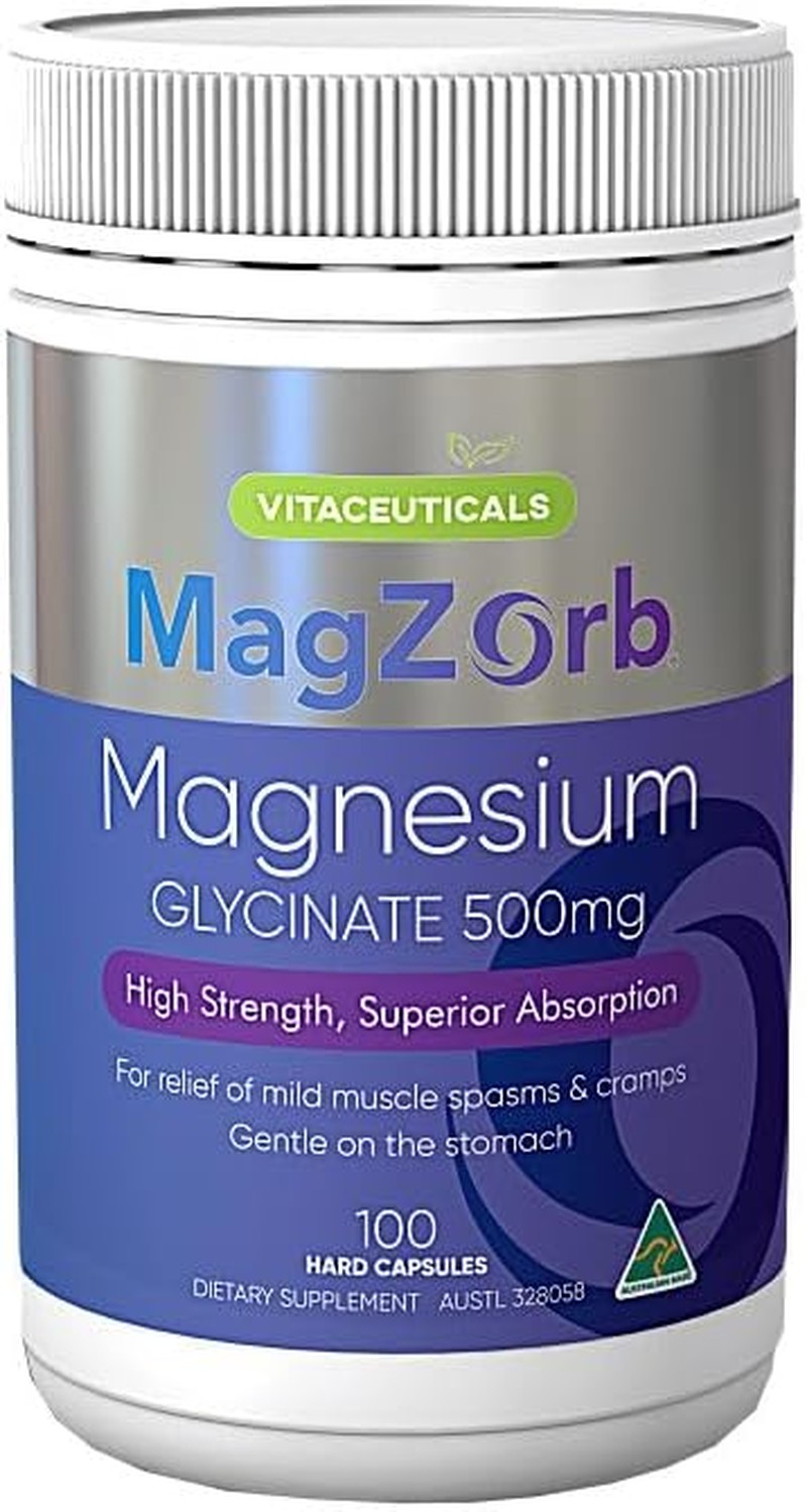 Vitaceuticals Magzorb Magnesium Glycinate 100 Capsules