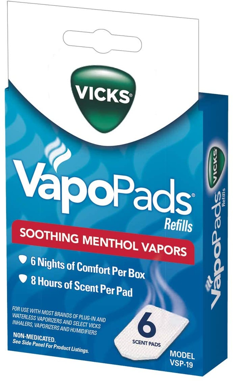 Vicks Vapopads, 6 Count Refill Pads, VSP-19