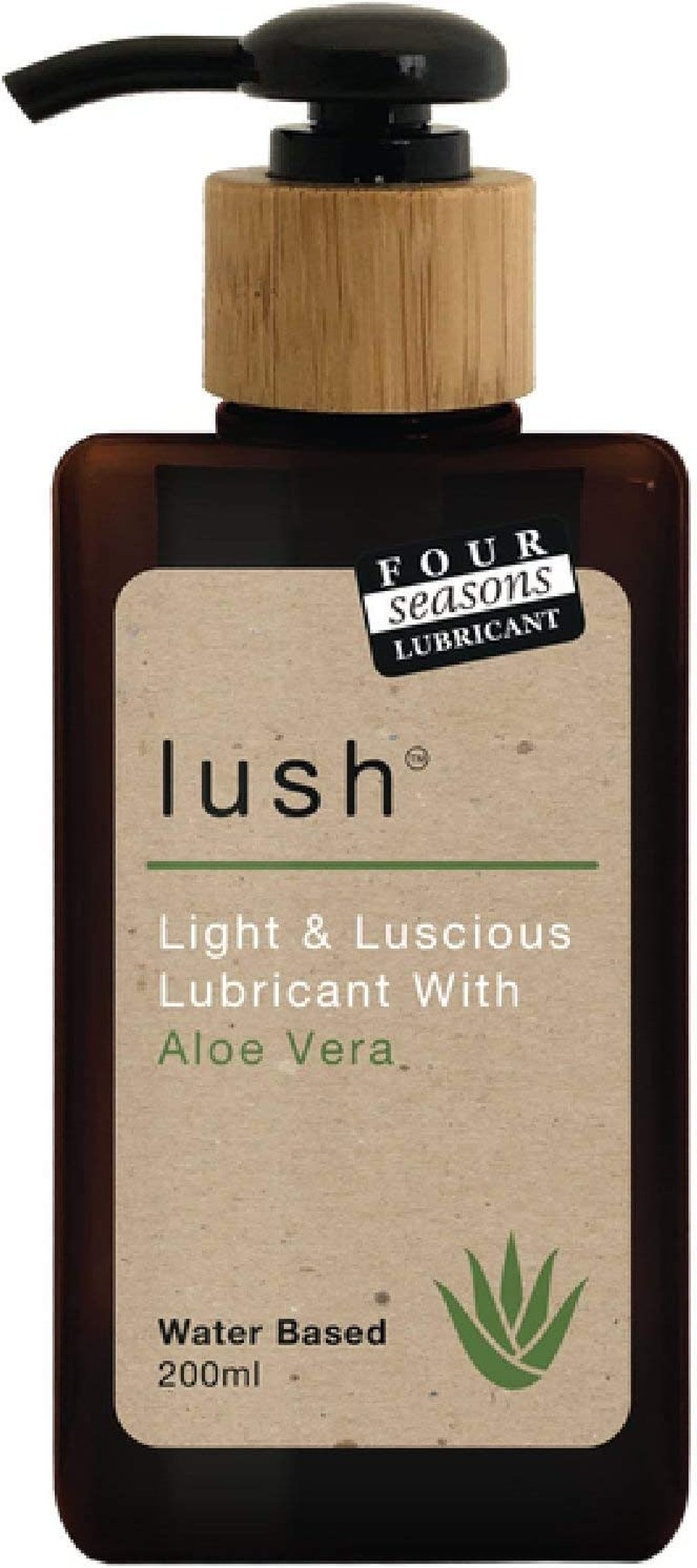 Four Seasons Lush Aloe Vera Lubricant, 200 Milliliters