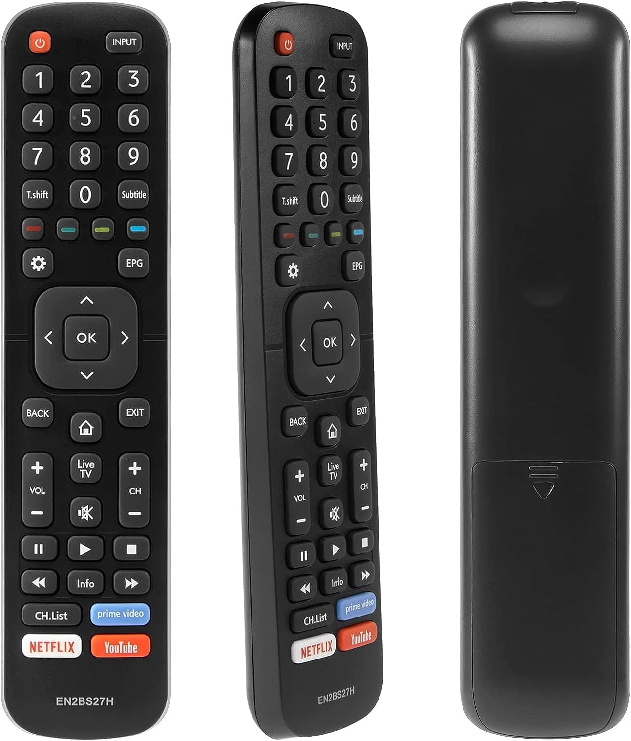 Universal Remote Control for Hisense – Direct for All Hisense TV Remote LED Smart Tvs, with Shortcut Buttons for Netflix, Prime Video, Youtube EN2BS27H