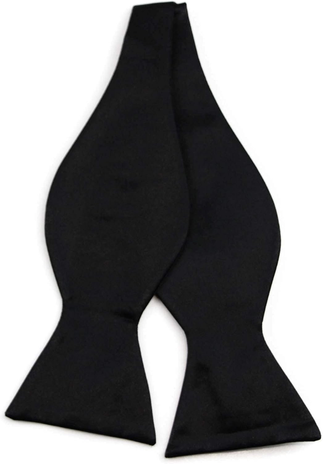 Mens Black Self Tie Bow Tie